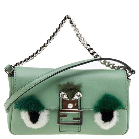 fendi mini baguette uk|Fendi micro monster baguette.